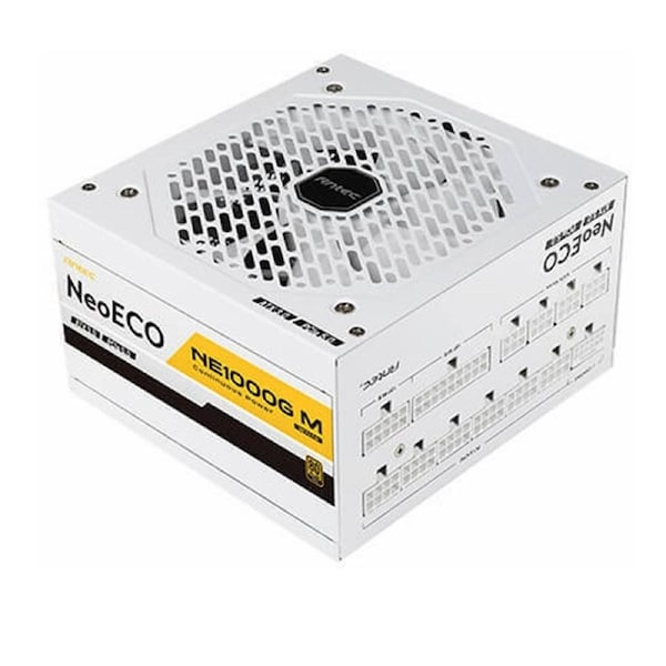 Antec NE 1000w 80+ Gold, Fully-Modular, ATX 3.0, PCIe 5.0, 120mm Silent Fan, Japanese Caps, ATX Power Supply, PSU,10 Years Warranty