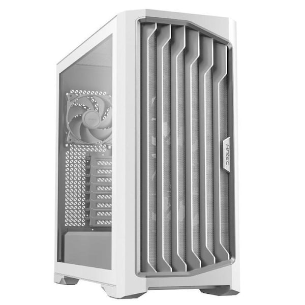 Antec P1 FT Editor's choice, ATX, E-ATX, Antec Iunity, USB C, 4mm Tempered glass, 4090X ready, 4x Storm T3 PWM Fan Gaming Case White