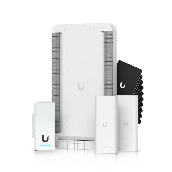 Ubiquiti Elevator Starter Kit, PoE++ , Up/Down/Stop/Full/Door Open, Close/5 Car Position,1 Emergency, Floor Selection Up18 flooors, 2Yr Warr