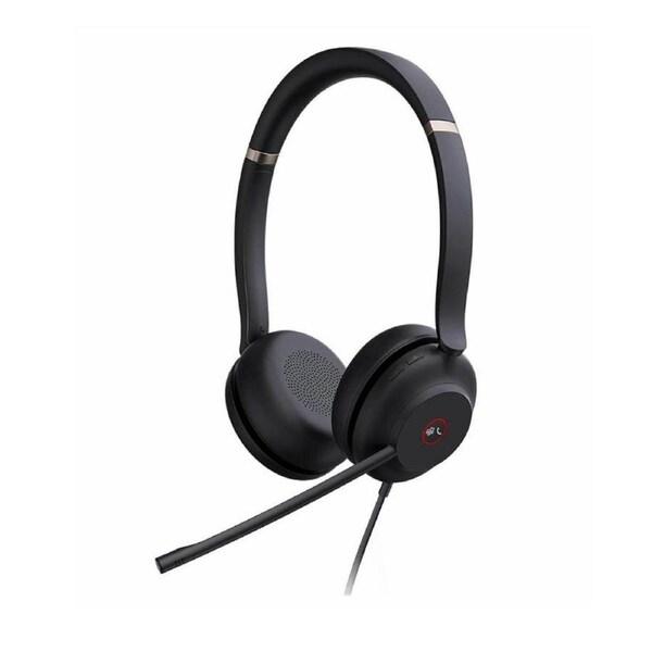 Yealink UH37 Dual MicrosoftTeams Certified USB Wired Headset USB-C/A PROFESSIONAL USB HEADSET Dual Noise-Cancelling, USB-C to USB-A adapter