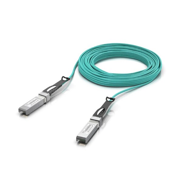 Ubiquiti 25 Gbps Long-Range DAC, Long-range SFP28, 5m Length, Support 25/10/1 Gbps, PVC Cable Jacket, Aqua Color, 2Yr Warr