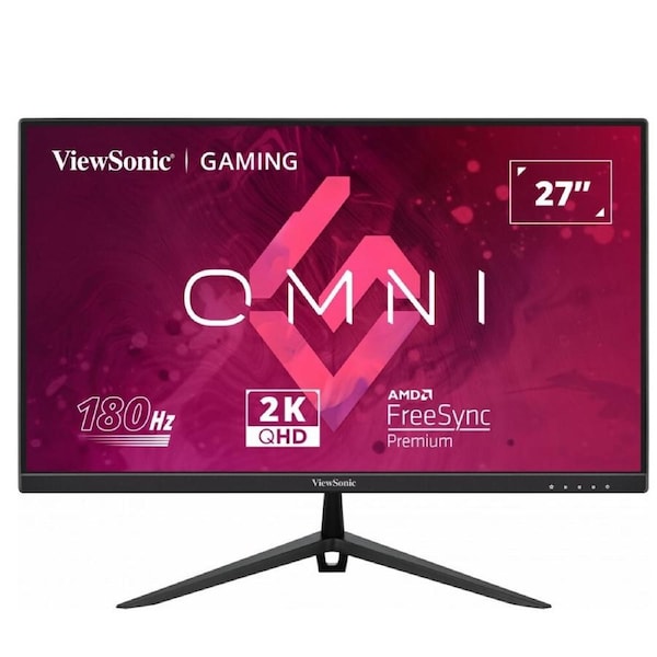 ViewSonic VX2728-2K 27' 2K QHD 2560 x 1440, 0.5ms, 180hz Super Clear IPS, HDR10, DP, HDMI, Adaptive Sync, VESA, Speakers Office & Gaming Monitor