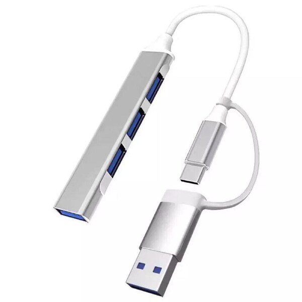 Hover to zoom Have one to sell? Sell it yourself Multi USB 3.0 Hub 4 Port High Speed Slim Compact Expansion Smart Splitter Type-C