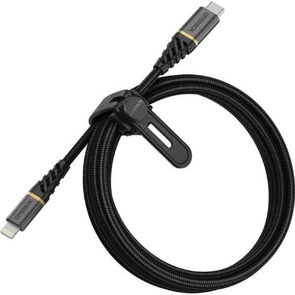 OtterBox 2m Lightning to USB-C Premium Cable (Black)