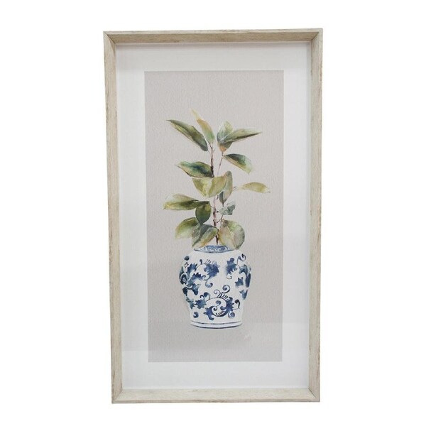 Framed 40x70cm Glass/Resin Print Ming 2 Hanging Wall Art Home Decorative Display