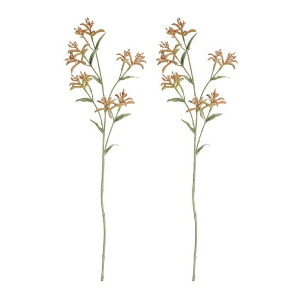 2x Stemmed 78cm Kangaroo Paw Artificial/Fake Home Decorative Faux Flower Plant