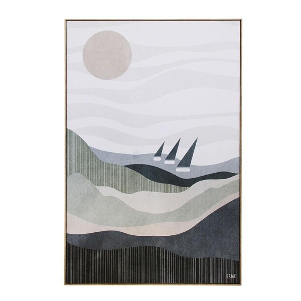 Framed 60x90cm Canvas/Resin On Watch Hanging Wall Art Home Decorative Display