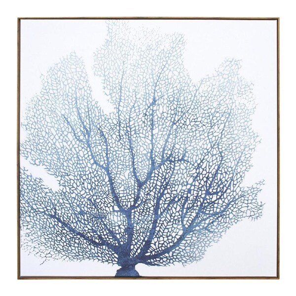 Framed Canvas/Resin 100x100cm Reef 1 Wall Hanging Art Decorative Home Display