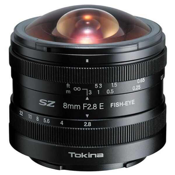 Tokina SZ 8mm F2.8 Fisheye MF Lens - Sony E