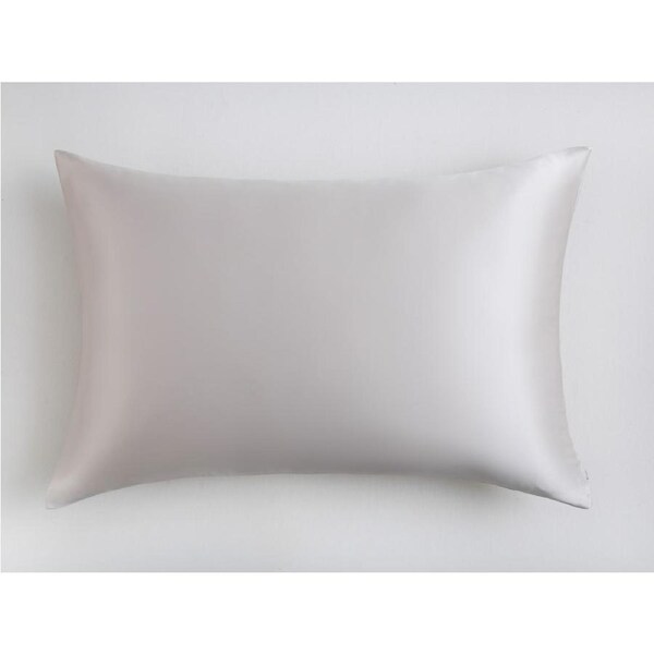 Luxe Bedding 6A Grade 100% Mulberry Silk ZIPPERED STANDARD Pillowcase Sand