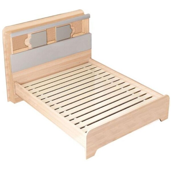 Kiama Double Bed Contemporary Design Durable Construction Grey