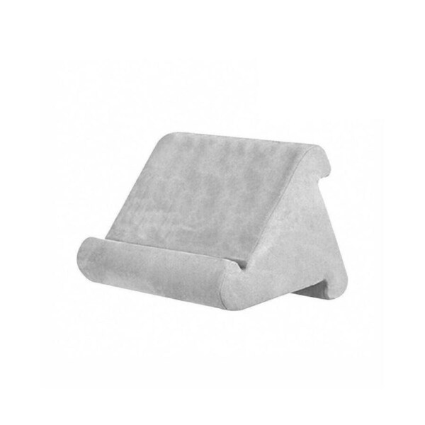 Tablet Pillow Stands For iPad Book Reader Holder Rest Laps Reading Cushion Gray