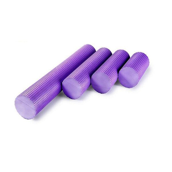 Pilates Foam Roller Long Physio Yoga Fitness GYM Exercise Training 30/45/60/90CM 90x15cm Purple
