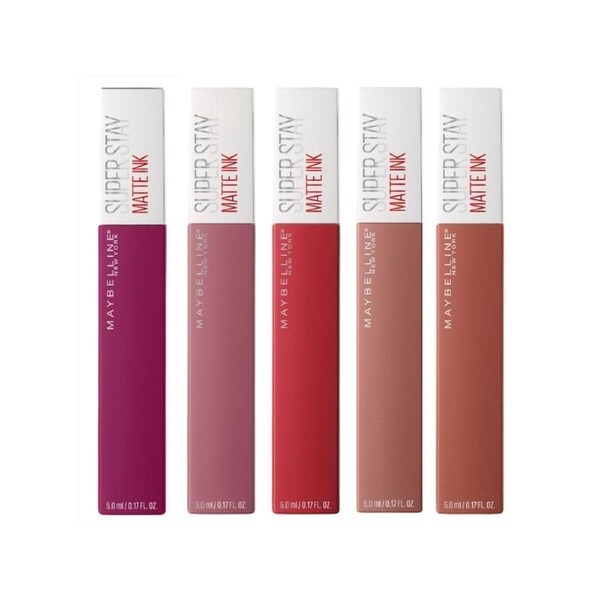 Maybelline SuperStay Matte Ink Longwear Liquid Lipstick 5x5mL Set