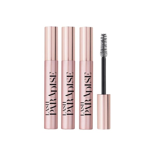 3 x L'Oreal Paris Lash Paradise Mascara 6.4mL - Intense Black
