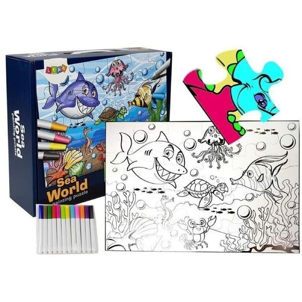 Sea World Painting Puzzle 24 Pieces