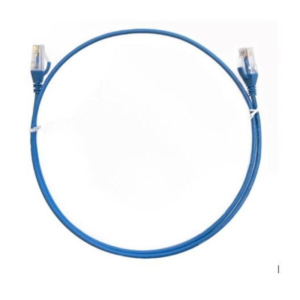 8ware CAT6 Thin Cable 1.5m / 150cm - Blue Color Premium RJ45 Ethernet Network LAN UTP Patch Cord 26AWG
