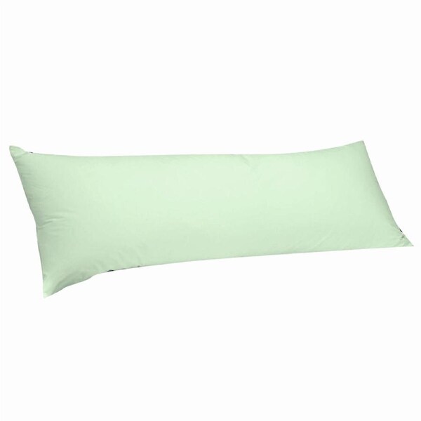 280TC Multicolor Luxury Body Full Long Pillow Case Slip Cotton Blend 150x48 cm Pistachio