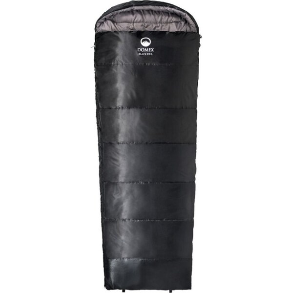 Domex Black Ice L -8C Right Side Zipper Synthetic Filling Sleeping Bag Black