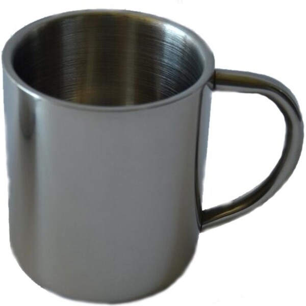Domex Double Walled Stainless Steel Outdoor Camping Lightweight Mug 350ml