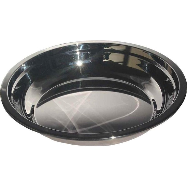 Domex High Rim Stainless Steel Outdoor Camping Lightweight Plate 24cm Large