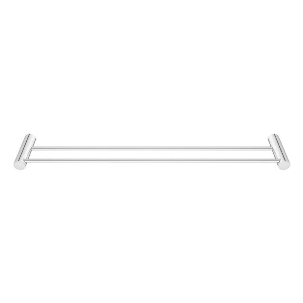 ACA Chrome Double Towel Rail 600mm Rack Bar Wall Holder Hanger 304 Stainless Steel