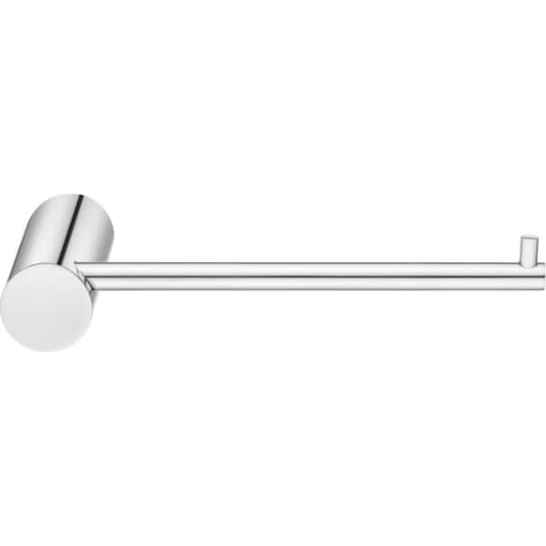 ACA Chrome Toilet Paper Holder Self Adhesive Bathroom Paper Towel Roll Holder