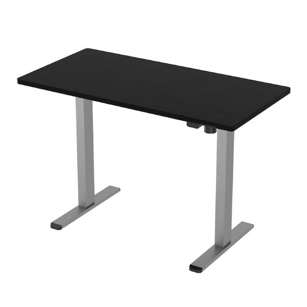 Artiss Electric Standing Desk Motorised Sit Stand Computer Desks 120/140CM 120CM Grey??lack