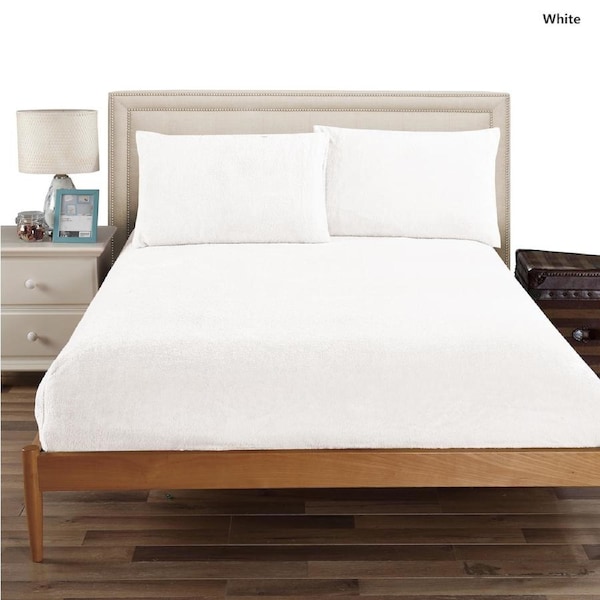 Ramesses Polar Fleece Fitted Sheet Queen / Grey