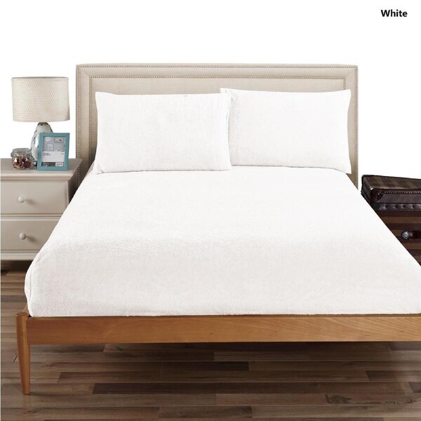 Ramesses Polar Fleece Fitted Sheet King / Blue