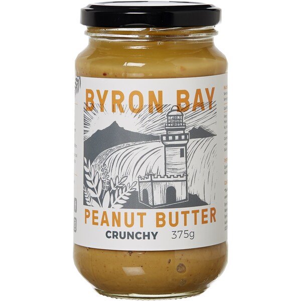 Byron Bay Crunchy Salted Peanut Butter 375g