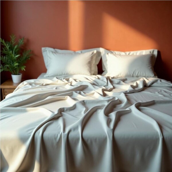 Royal Comfort 1000TC Balmain Hotel Grade Bamboo Cotton Sheets Pillowcases Set Cool Grey / King