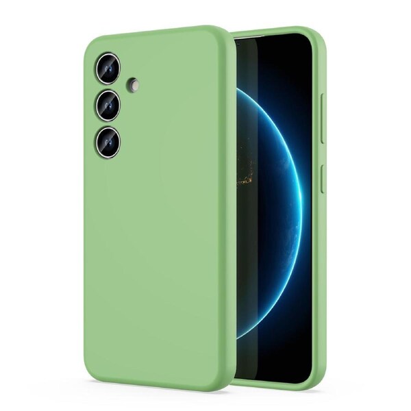 ZUSLAB Galaxy S24+ 5G Case Nano Silicone Shockproof Gel Rubber Bumper Protective Cover for Samsung (2024) - Green