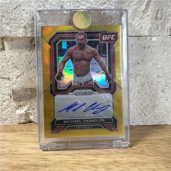 2023 Panini Prizm MICHAEL CHANDLER GOLD AUTO 6/10