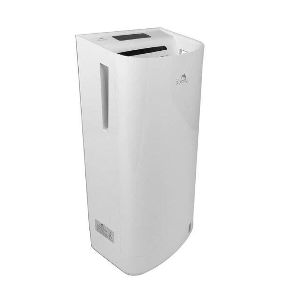 Dolphy Touchless Hot & Cold Jet Hand Dryer - 750-1650W ABS, White - Automatic Energy-Efficient Quiet Operation