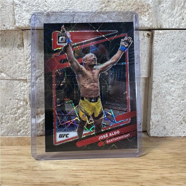 Jose Aldo 2022 Panini Donruss Optic Black Velocity Prizm 28/39