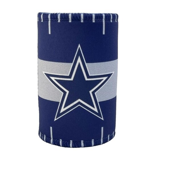 NFL Stubby Cooler - Dallas Cowboys - Can Cooler - Drink - Rubber Base