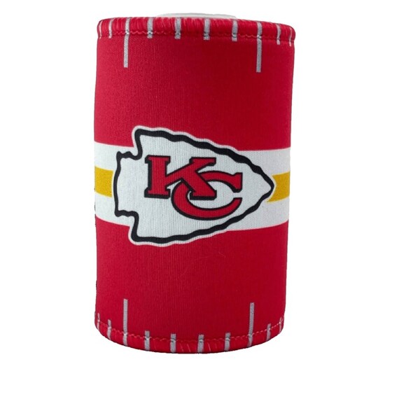 NFL Stubby Cooler - Kansas City Chiefs - Can Cooler - Drink - Rubber Base