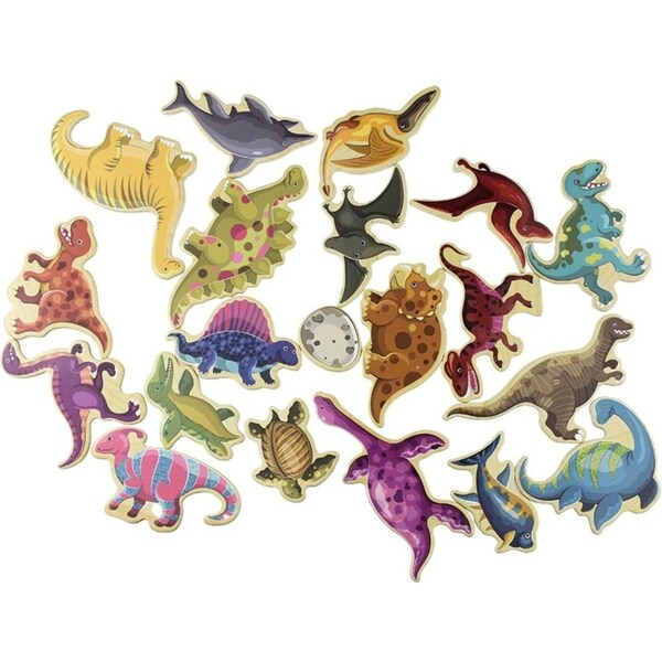 20pc Koala Dream Fridge Friends Magnetic Dinosaurs Baby Learning Toy 3+