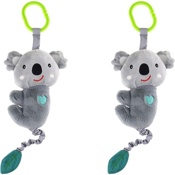 2PK Koala Dream Snuggle Buddy Kuddly Koala Jiggler Plush Baby/Childrens Toy 0y+