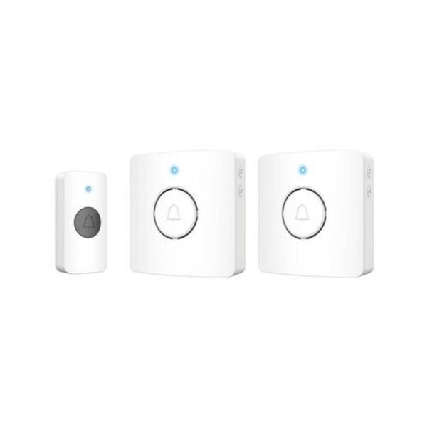 ARLEC 38 Sound Battery Powered Wireless Door Chime Twin Pack