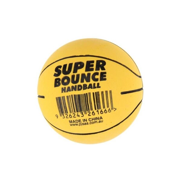 1 pc Super Bounce Sport Hand Ball - 6cm Dia - Assorted Colours