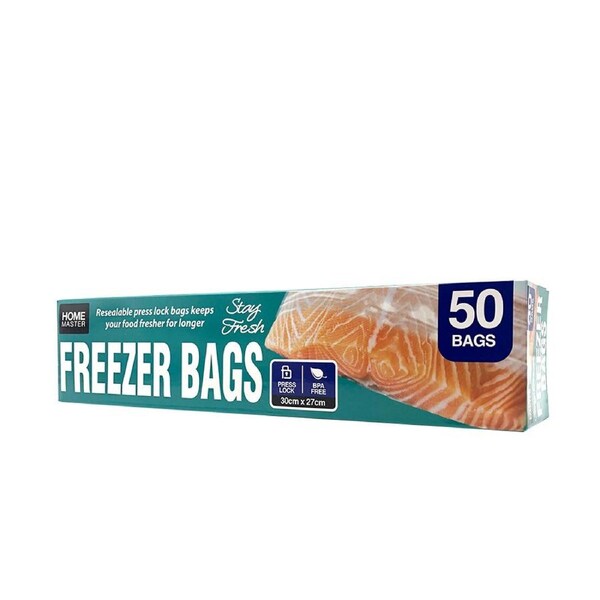 Bag Freezer Snap Lock 30cm x 27cm 50pk