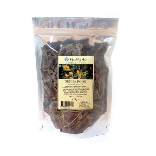 SENNA PODS 75g HERBAL TEA Dried Herb (NO ARTIFICIAL Colours & Flavours)