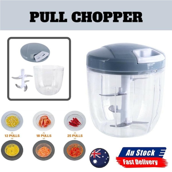 Pull Chopper - Manual Food Processor- 1L