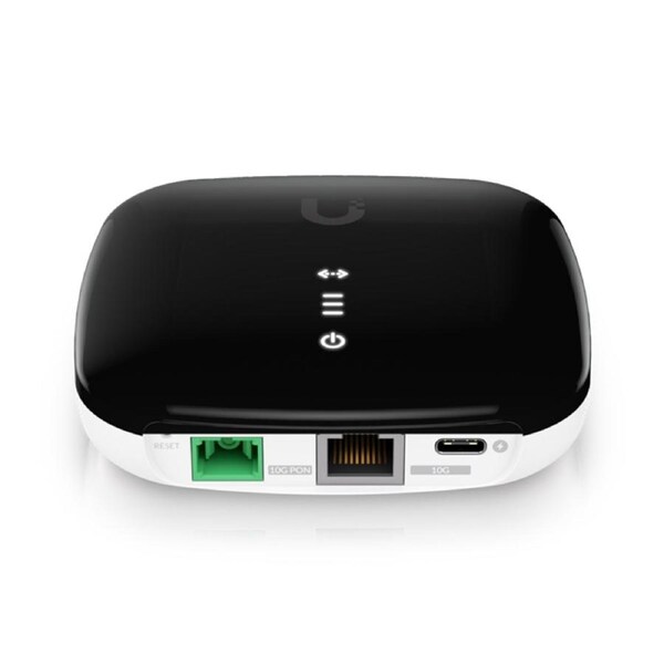 Ubiquiti UISP Fiber XG-PON CPE, Optical Network can Deliver 2.5Gbps Uplink/10Gbps Downlink Speeds Over Distances Up to 20 km, 2Yr Warr