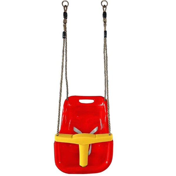 Lifespan Kids Baby Seat - Red & Yellow (Short Rope, 54cm)