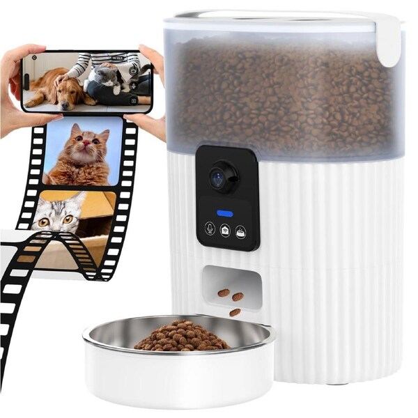 ADVWIN 3.5L Automatic Pet Feeder 5GHz/2.4GHz WiFi APP & 1080P HD Camera Smart Food Dispenser
