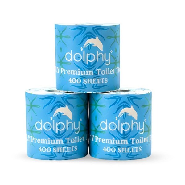 Toilet Paper Roll 400 sheets Individually Wrapped 48 rolls