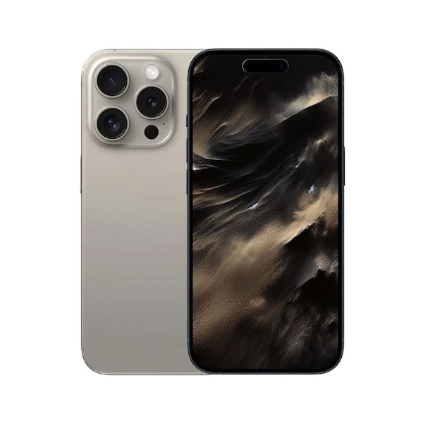 (Refurbished) Apple iPhone 15 Pro 256GB Natural Titanium (Very Good Condition)